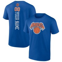New York Knicks Blue Personalized Playmaker Team T-Shirt