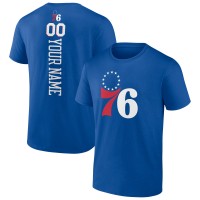 Футболка Philadelphia 76ers Personalized Playmaker Team - Royal