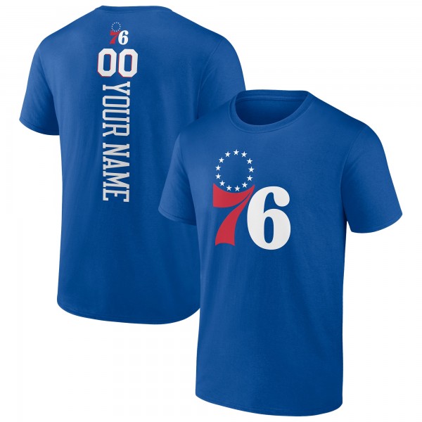 Футболка Philadelphia 76ers Personalized Playmaker Team - Royal