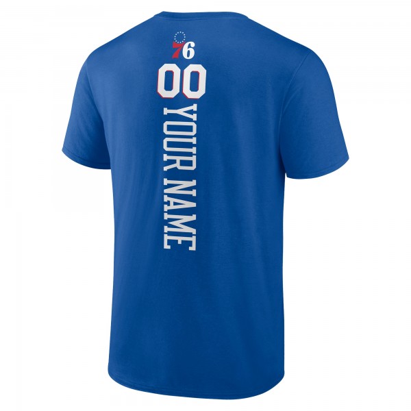Футболка Philadelphia 76ers Personalized Playmaker Team - Royal