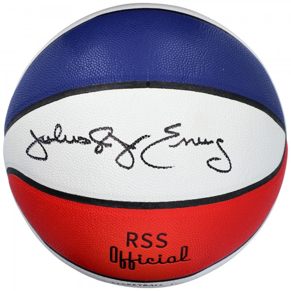 Autographed Philadelphia 76ers Julius Erving Fanatics Authentic Lana Sports American Basketball Association Basketball