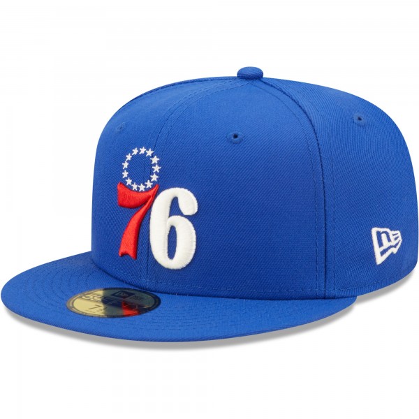 Бейсболка Philadelphia 76ers New Era 3x NBA Finals Champions Pop Sweat 59FIFTY - Royal