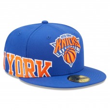 Бейсболка New York Knicks New Era Side Split 59FIFTY - Blue