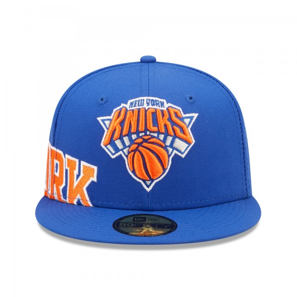Бейсболка New York Knicks New Era Side Split 59FIFTY - Blue