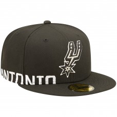 Бейсболка San Antonio Spurs New Era Side Split 59FIFTY - Black