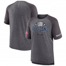 Футболка New Orleans Pelicans 2022 Noches Ene-Be-A Core Shooting Raglan - Heathered Gray