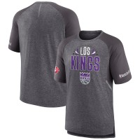 Футболка Sacramento Kings 2022 Noches Ene-Be-A Core Shooting Raglan - Heathered Gray