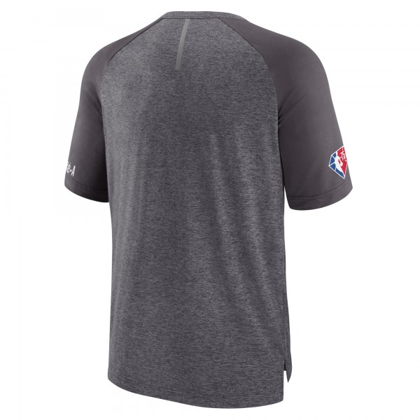 Футболка Brooklyn Nets 2022 Noches Ene-Be-A Core Shooting Raglan - Heathered Gray