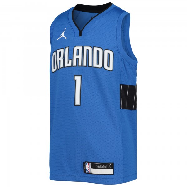 Детская игровая майка Jonathan Isaac Orlando Magic Jordan Brand 2020/21 - Statement Edition - Blue - баскетбольная джерси NBA