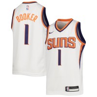 Игровая форма  Devin Booker Phoenix Suns Nike Youth 2020/21 Swingman - Association Edition - White