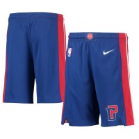 Детские шорты Detroit Pistons Nike 2020/21 Swingman Performance - Icon Edition - Blue