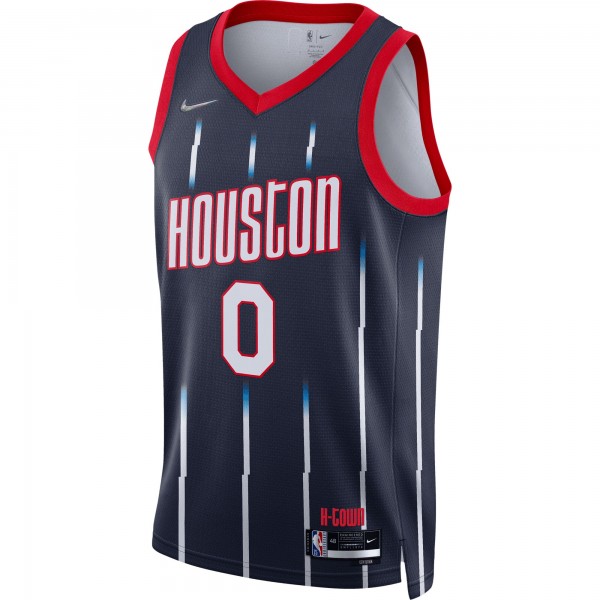 Игровая форма  Jalen Green Houston Rockets Nike 2021/22 Swingman - City Edition - Navy