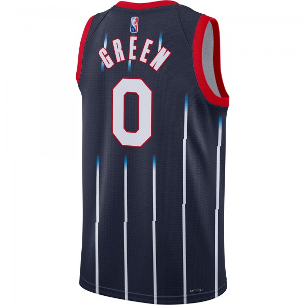Игровая форма  Jalen Green Houston Rockets Nike 2021/22 Swingman - City Edition - Navy