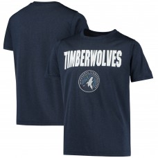 Футболка Youth Navy Minnesota Timberwolves Team & Logo