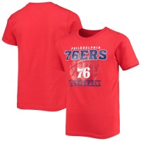 Футболка Youth Red Philadelphia 76ers Basketball
