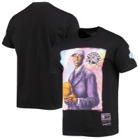 Футболка Tracy McGrady Toronto Raptors Mitchell & Ness Hardwood Classics Draft Day Colorwash - Black