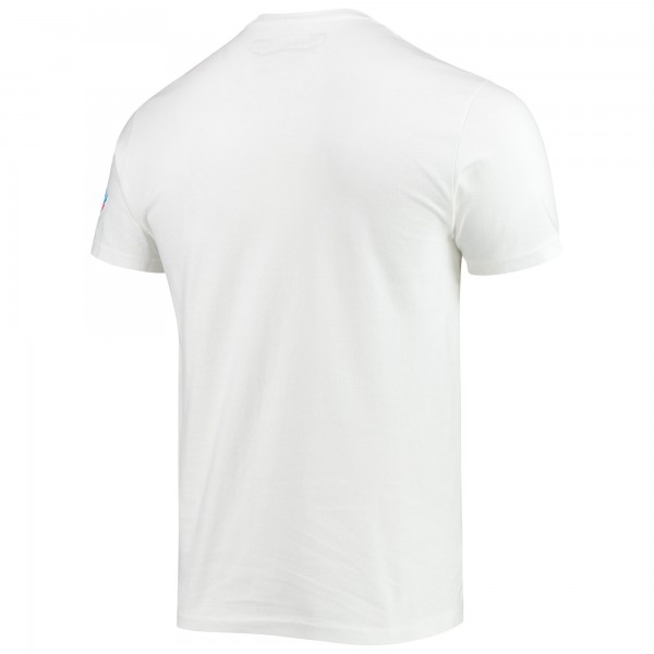 Футболка Tracy McGrady Toronto Raptors Mitchell & Ness Hardwood Classics Draft Day Colorwash - White