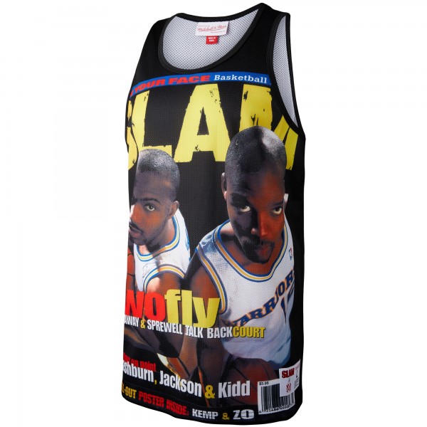 Майка Tim Hardaway/Latrell Sprewell Golden State Warriors Mitchell & Ness Slam - Black