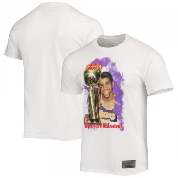 Футболка Magic Johnson Los Angeles Lakers Mitchell & Ness x Sports Illustrated Player - White