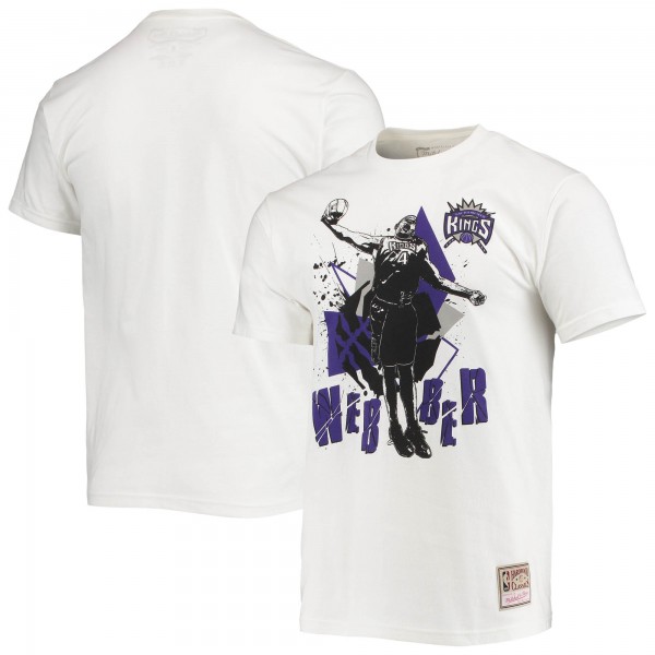 Футболка Chris Webber Sacramento Kings Mitchell & Ness Suite Sensations - White