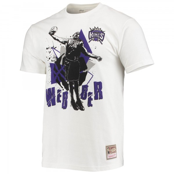 Футболка Chris Webber Sacramento Kings Mitchell & Ness Suite Sensations - White