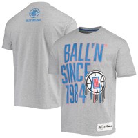 Футболка LA Clippers BALL'N Since 1984 - Heathered Gray