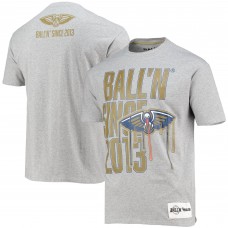 Футболка New Orleans Pelicans BALL'N Since 2013 - Heathered Gray