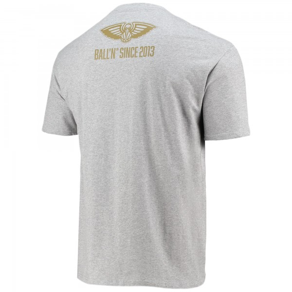 Футболка New Orleans Pelicans BALL'N Since 2013 - Heathered Gray