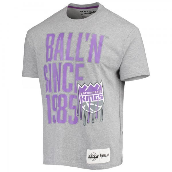 Футболка Sacramento Kings BALL'N Since 1985 - Heathered Gray