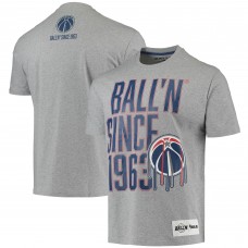 Футболка Washington Wizards BALL'N Since 1963 - Heathered Gray