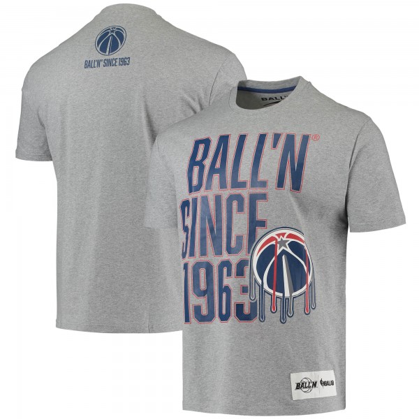 Футболка Washington Wizards BALL'N Since 1963 - Heathered Gray