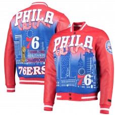 Куртка бомбер Philadelphia 76ers Pro Standard Remix - Red