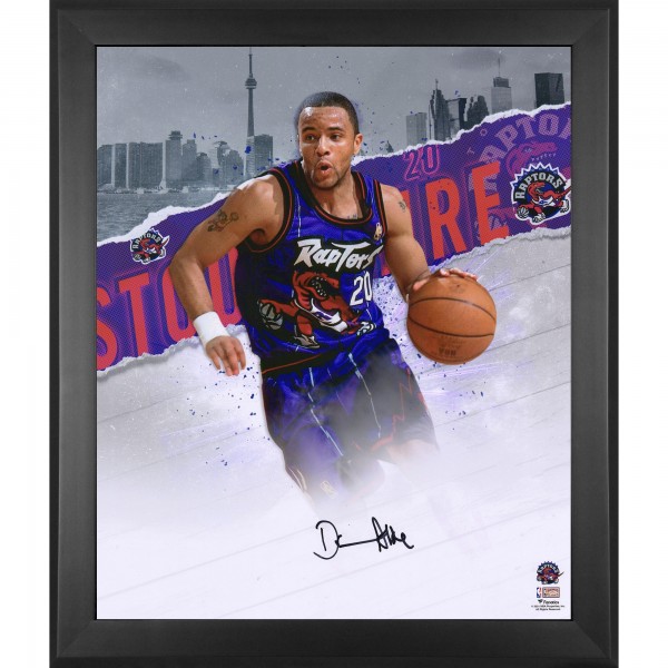 Autographed Toronto Raptors Damon Stoudamire Fanatics Authentic Framed 20 x 24 In-Focus Photograph