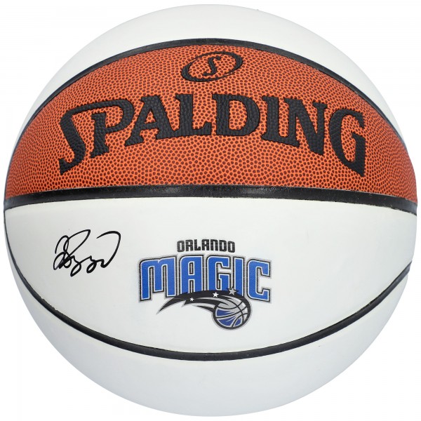Autographed Orlando Magic Jalen Suggs Fanatics Authentic Spalding White Panel Basketball