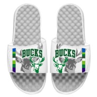 Шлепки Игровая форма  Milwaukee Bucks ISlide 2021/22 City Edition - White