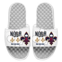 Игровая форма  Шлепки New Orleans Pelicans ISlide 2021/22 City Edition - White