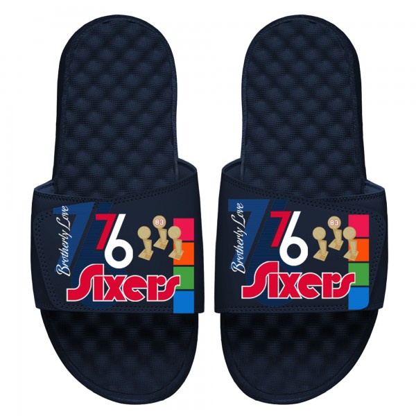 Игровая форма  Шлепки Philadelphia 76ers ISlide 2021/22 City Edition - Navy