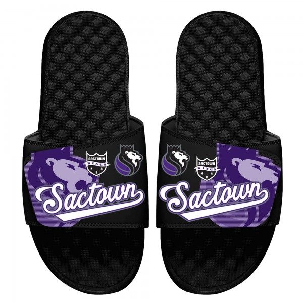 Детские шлепки Sacramento Kings ISlide 2021/22 City Edition - Black