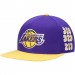 Бейсболка Los Angeles Lakers Mitchell & Ness Area Code - Purple