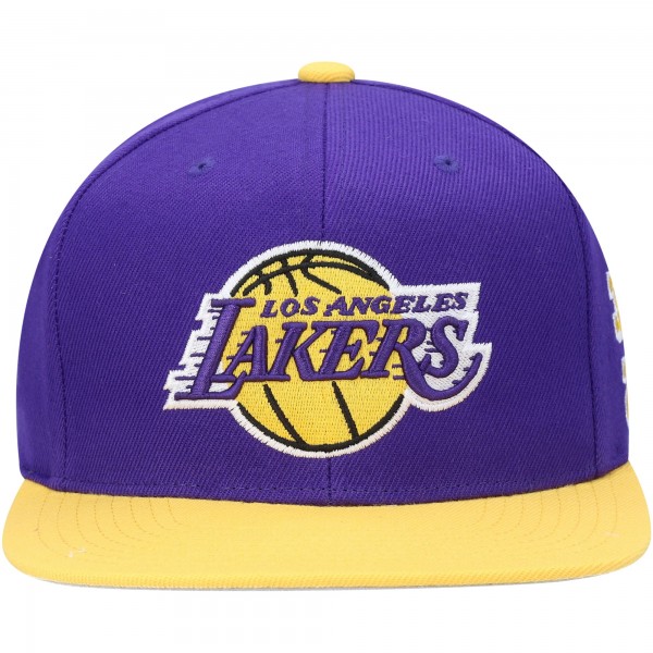 Бейсболка Los Angeles Lakers Mitchell & Ness Area Code - Purple - официальный мерч NBA