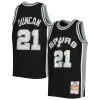 Детская игровая майка Tim Duncan San Antonio Spurs Mitchell & Ness Hardwood Classics 75th Anniversary Diamond
