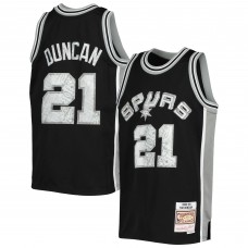 Детская игровая майка Tim Duncan San Antonio Spurs Mitchell & Ness Hardwood Classics 75th Anniversary Diamond
