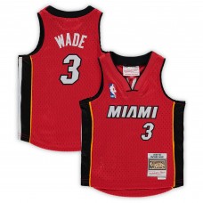 Малышам Miami Heat Dwyane Wade Mitchell & Ness Red 2005/06 Hardwood Classics Player Jersey