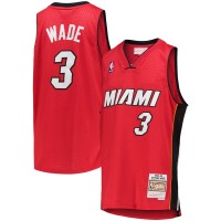Детская игровая майка Dwyane Wade Miami Heat Mitchell & Ness 2005-06 Hardwood Classics Swingman - Red
