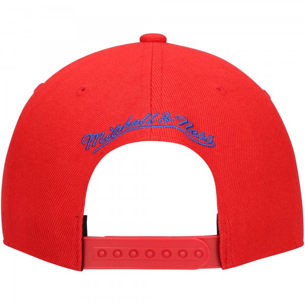 Бейсболка Philadelphia 76ers Mitchell & Ness Hardwood Classics Swingman Pop - Red - официальный мерч NBA