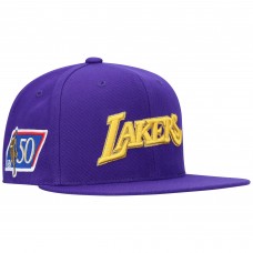 Бейсболка Los Angeles Lakers Mitchell & Ness 50th Anniversary - Purple