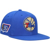 Бейсболка Philadelphia 76ers Mitchell & Ness 50th Anniversary - Royal