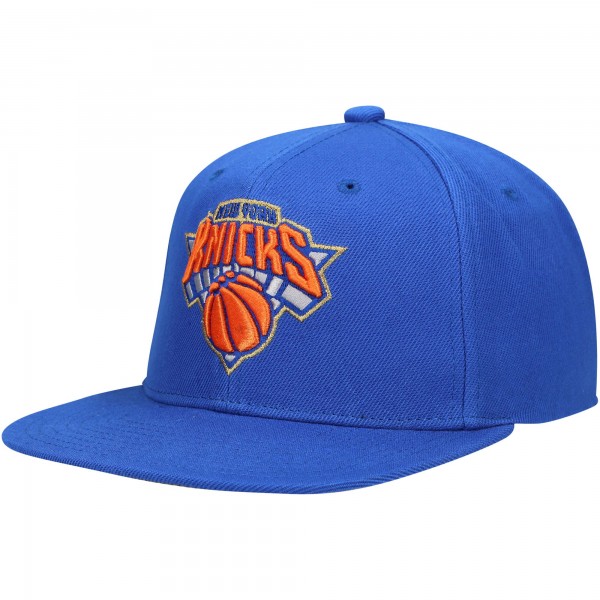 Бейсболка New York Knicks Mitchell & Ness 50th Anniversary - Blue - официальный мерч NBA