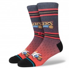 Philadelphia 76ers Stance Hardwood Classics Fader Collection Crew Socks