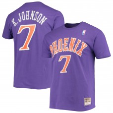 Футболка Kevin Johnson Phoenix Suns Mitchell & Ness Hardwood Classics Stitch - Purple